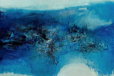 Zao-Wou-Ki bleu