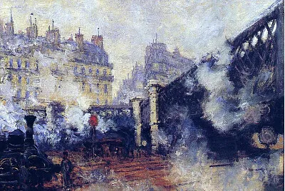 Monet le Pont de l 'Europe
