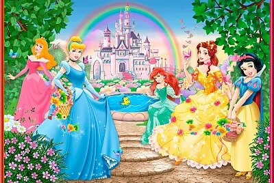 Princesses et château Disney