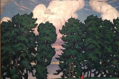 Petras Kalpokas en forêt