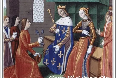 Charles VII et Jeanne d 'Arc jigsaw puzzle