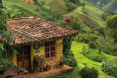 Casa y paisaje jigsaw puzzle