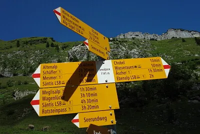 Alpstein Gebiet Schweiz