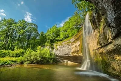 Cascade dans le Jura jigsaw puzzle