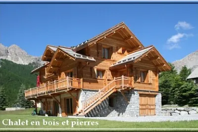 פאזל של Chalet en bois et en pierres