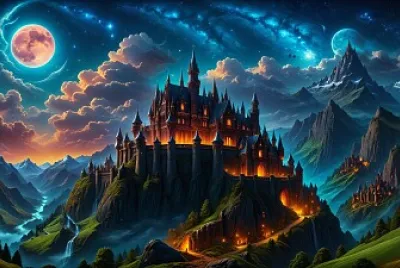 Hogwarts Valley jigsaw puzzle