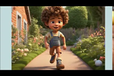 Vicente feliz indo para a escola jigsaw puzzle