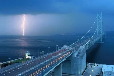 Puente y rayo