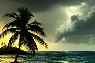 Storm Approaching the Island jigsaw puzzle