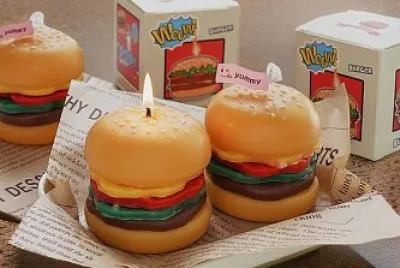 Una hamburguesa que prende