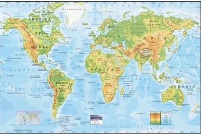 Desafío: planisferio.