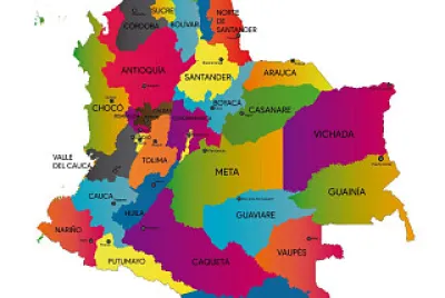 mapa de colombia jigsaw puzzle