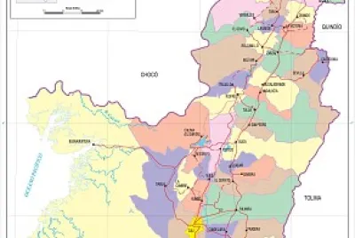 mapa valle del cauca jigsaw puzzle