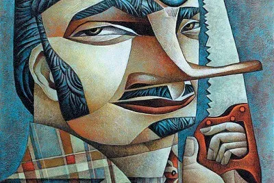 Painting in the style of cubism jigsaw puzzle