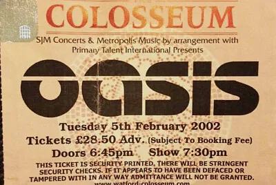 פאזל של Watford Colosseum Concert - 2002