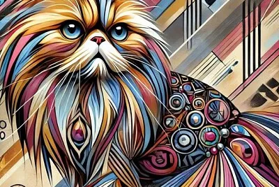 Persian Cat. etsy.com