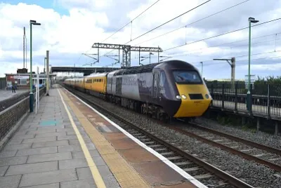 HST Test Train, Cheddington jigsaw puzzle