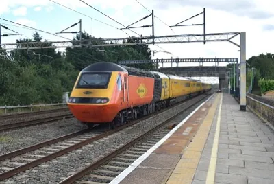 HST Test Train, Cheddington jigsaw puzzle