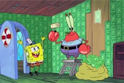 פאזל של Mr Krabs Wall of Money