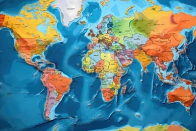 פאזל של Map of the World