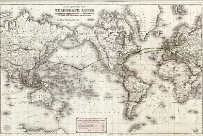 פאזל של Historical Map of the World (1871)
