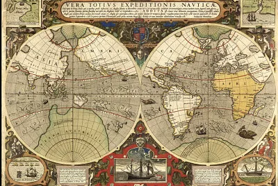 פאזל של Historic Map (1595)