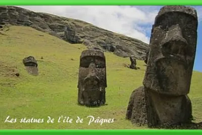 פאזל של Moaï - Statues de l 'Île de Paques