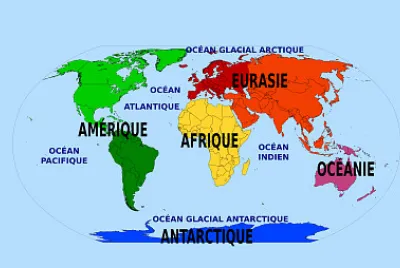 Continents jigsaw puzzle