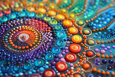 Dot Art Mandala jigsaw puzzle