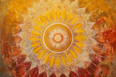 Solar Burst Mandala