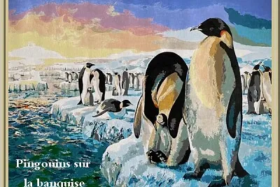 Pingouins sur la banquise