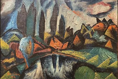 David Burliuk paysage 1912