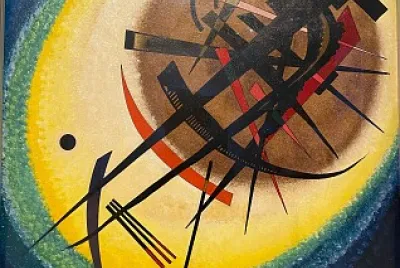Kandinsky dans l 'ovale clair