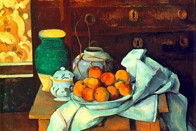 Cezanne nature morte à la commode