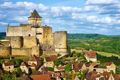 Pueblo y castillo jigsaw puzzle