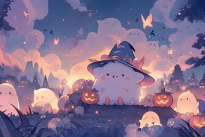 Petits Fantômes Halloween Mignon