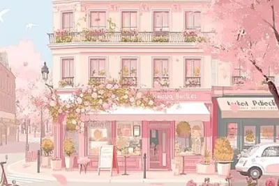 Cute - Mignonne Ville Rose jigsaw puzzle