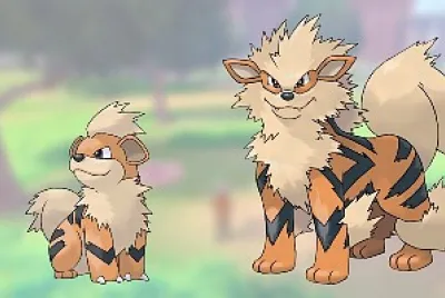growlithe arcanine pokemon