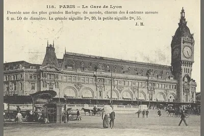 Gare de Lyon en 1900 jigsaw puzzle