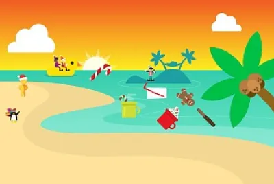 the beach (la playa) jigsaw puzzle