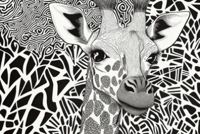 Zentangle Animal Portrait