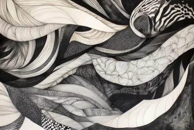 Abstract Zentangle Art