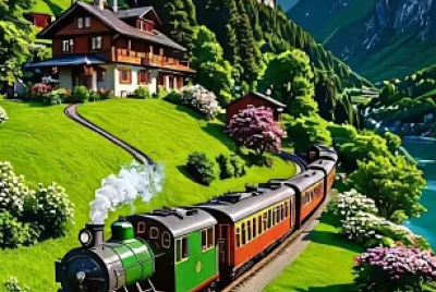 446- TREN EN LA LLANURA