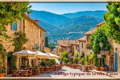 Village typique de la côte d 'Azur