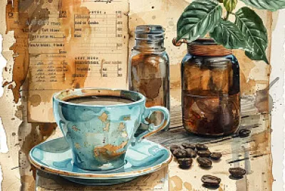 Espresso Elegance jigsaw puzzle