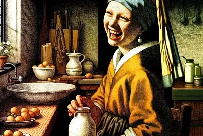 Imitation of Vermeer jigsaw puzzle