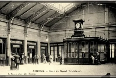 Gare d 'Amiens autrefois jigsaw puzzle