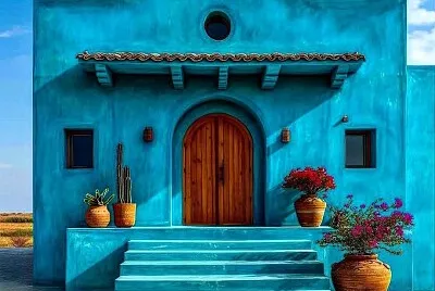 blue