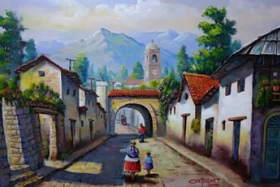 Calle pueblo