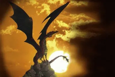 DragÃ£o por do sol jigsaw puzzle